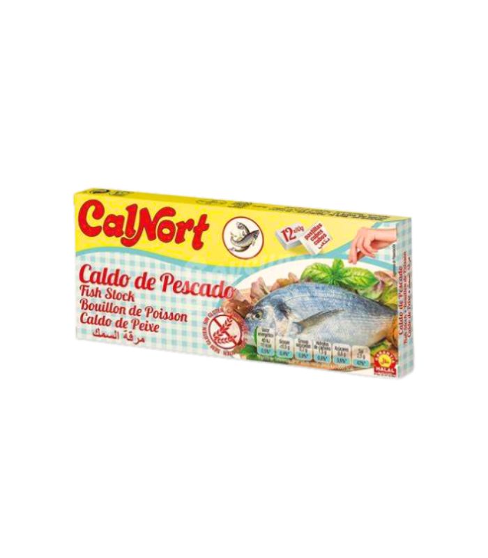 Cpesacdo-1.jpg Caldo de Pescado Calnort (estuche 12 pastillas x 10g). - Imagen 1