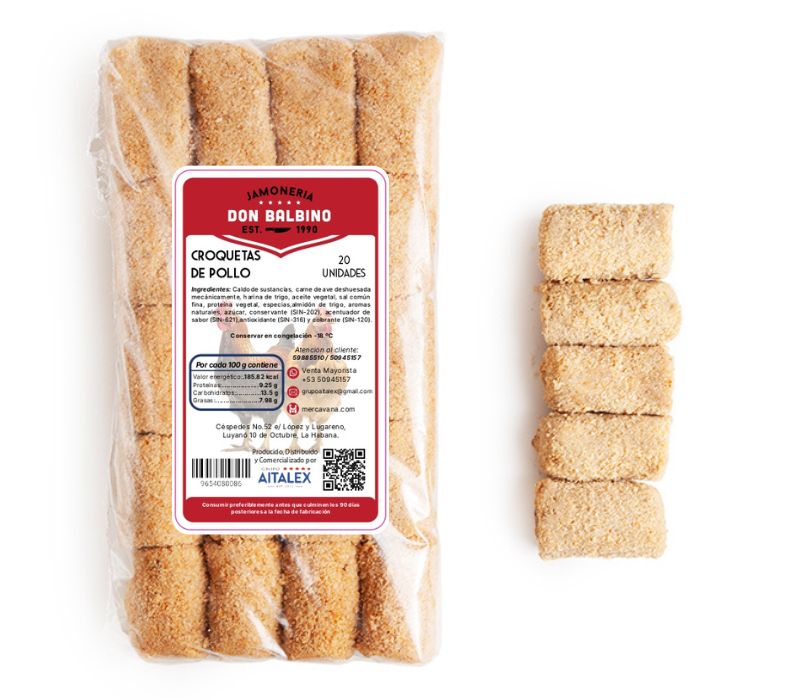 Croquetas20de20pollo-1.jpg Croquetas de pollo 500g (20U) - Imagen 1